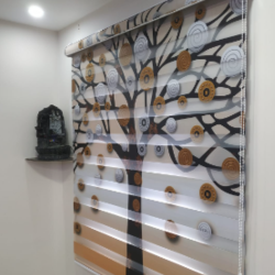 ZEBRA PRINTED BLINDS FOR LUXURY WINDOWS